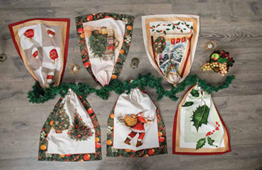 Country Christmas Tea Towel